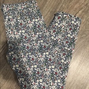 J Crew Liberty print jeans